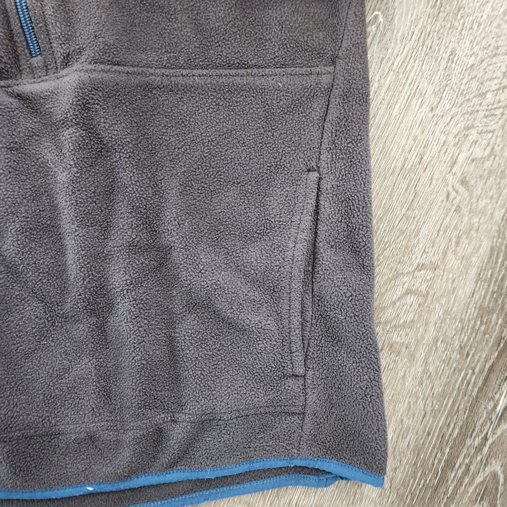 Patagonia Synchilla Fleece Pullover Mens Small Grey Blue Quarter Zip Jacket - Picture 3 of 4